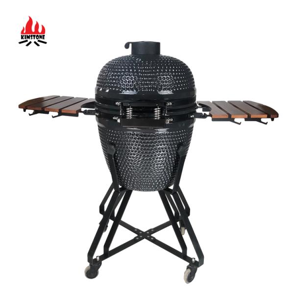 KIMSTONE Barbecue Griller Charcoal Kamado Grill Kamando Asador De Ceramic Komado 21 Smoker Bbq Grill