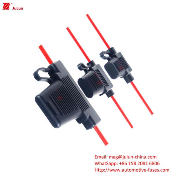 32V58V80V Rated Voltage Electric Vehicle Circuit Breaker With Fuse Holder/Box