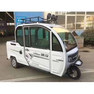 Passenger Enclosed Adults 650W Tuk Tuk Cargo