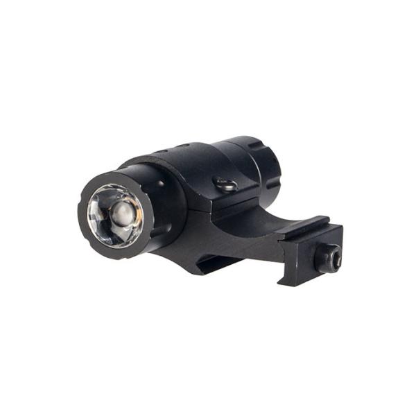 Easy Operation Metal Led Flashlight , Mountable Tactical Flashlight With Angled