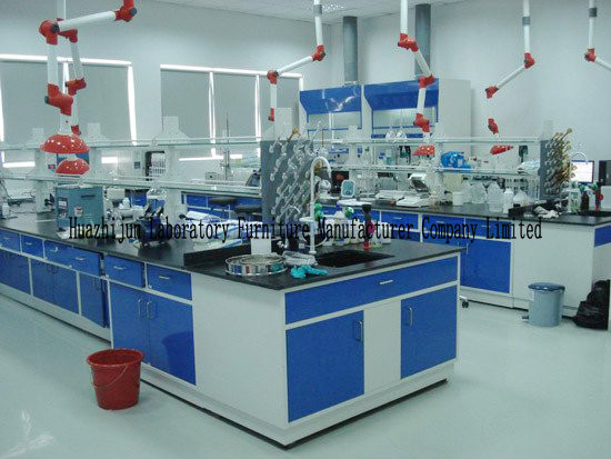 Buy Multifunctional Laboratory Island Bench Acid Resistant Antirust at wholesale prices