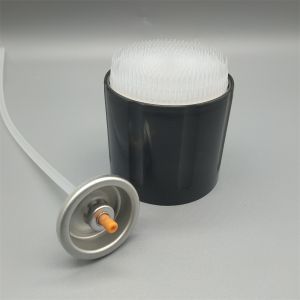 Dual Function Foam Spray Valve with Brush for Automotive Cleaning