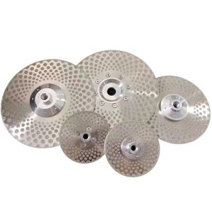 M14 Double Sided Electroplated Diamond Disc For Marble Granite Grinding And