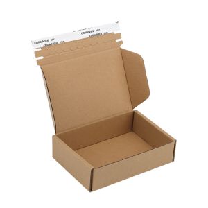 Rectangular Three Layered Zipper Airplane Box Folding Packaging Box