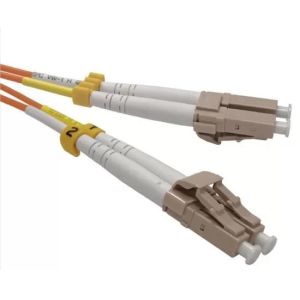 Red Cable LC 3.0mm 3M Duplex Om1 Fiber Optic Patch Cords