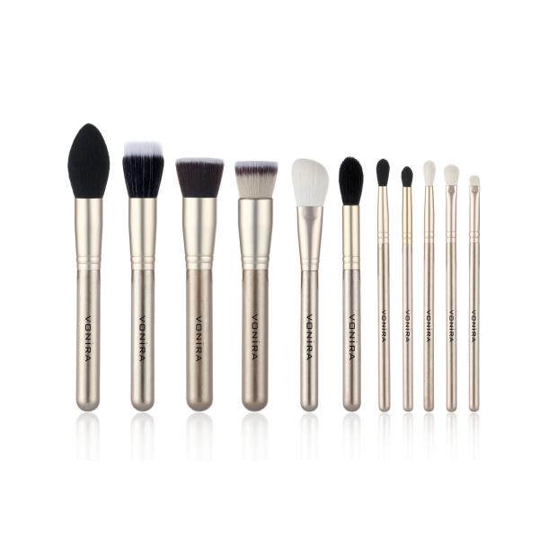 Buy OEM 11pcs Gold Synthetic Makeup Brush Collection at wholesale prices