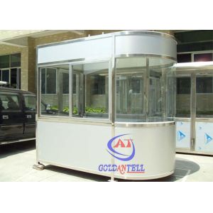 China Easy Assembly Security Portable Sentry Box For Parking System , Color Steel on sale