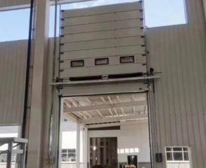 China Customized Insulated Sectional Overhead Door With Polyurethane Foam Insulation on sale