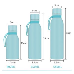 650Ml SS304 Uv Sterilizer Water Bottle With PP Lid