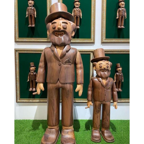 Buy OEM Design Carving Wooden Art Sculpture Artists Collectible Crack Resistant at wholesale prices