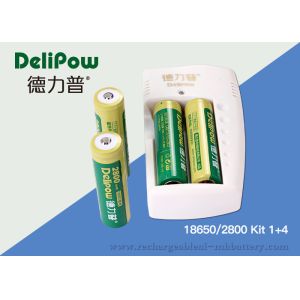 Emergency Lamp 18650 Battery 2800mah , Rechargeable Lithium Batteries