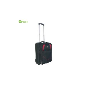 Trolley Travel Suitcase with Two Front Pockets and Skate Wheels