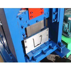 CE / SGS / ISO Low Noise Gutter Roll Forming Machine With Touch Screen