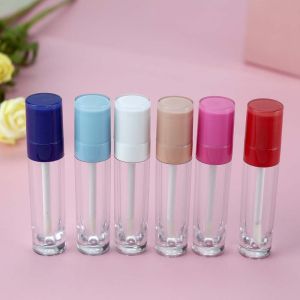 6ml Empty Lip Gloss Tube Transparent White Lipgloss Plastic