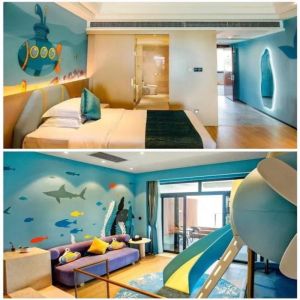 Quality Family Rooms Entertainment Friendly Hotel Slide for Entertainment and Kids Club for sale