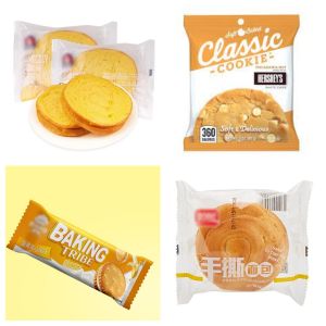 Snack Biscuits Baking Bread Cake Pillow Packing Machine Automatic Confectionery