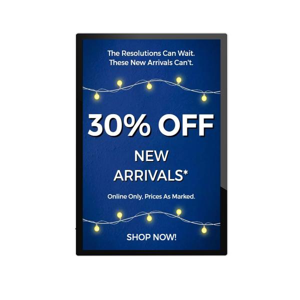 23.6 Inch Android-Based Wall Mounted Cloud Content Management Animation Digital