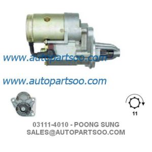 03111-4140 0986022770 POONG SUNG Starter Motor 12V 2.2KW 10T MOTORES DE ARRANQUE