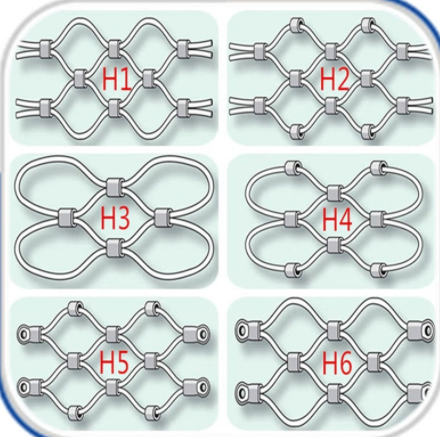 Flexible Stainless Steel Wire Rope Mesh For Balustrade Or Railing