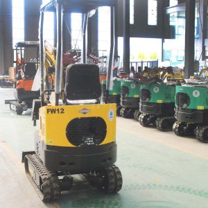 Yellow Customised Mini Excavator Mini Crawler Tracked Digger With Attachment