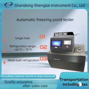 Quality ASTM D97 Automatic Solidifying Point&amp; Pour Point Tester lubricating Oil And Grease Antifreeze tester for sale
