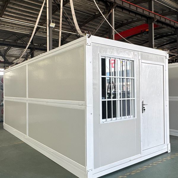 Buy Prefabricate Steel Sandwich Panel Foldable Container House Modern Luxury Movable M-Type Folding Home at wholesale prices