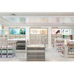 China Makeup Store Fixtures Beauty Display Cabinet for Perfume Shop Design Fashion-forward Shop Display on sale