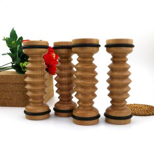 Wooden Foot Roller - Hand hold Body Massager , High quality Beech wood material