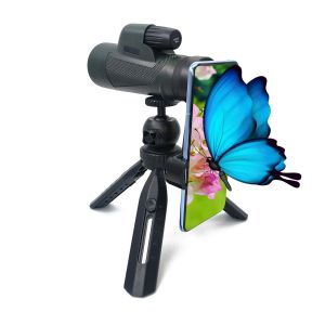 Quality 10x42 High Power Monocular Telescope With Smartphone Holder IPX7 Waterproof for sale