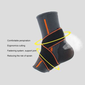 Custom Ankle Brace Compression Polyester Elastic Sleeve