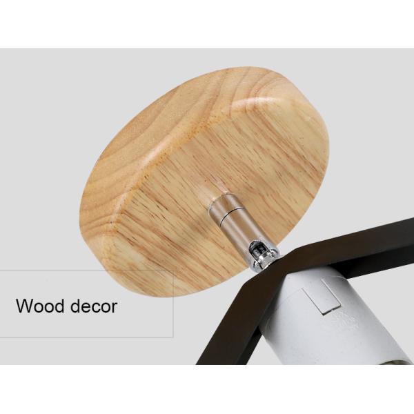 E27 Led Ceiling Light Industrial Nordic Modern Ceiling Lamp for Living Room Bedroom Decor Wood Cube Earth Lamp(WH-WA-58)