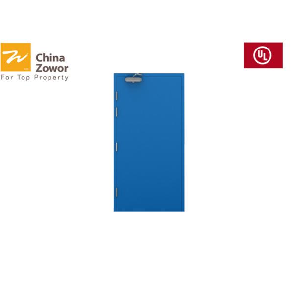 Buy 6 Panels White Painted Swing Fireproof Metal Doors at wholesale prices