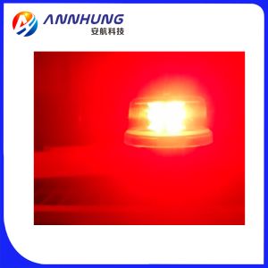 Flashing Adjustable Single Aviation Obstruction Light Steady Burning GPS Sync