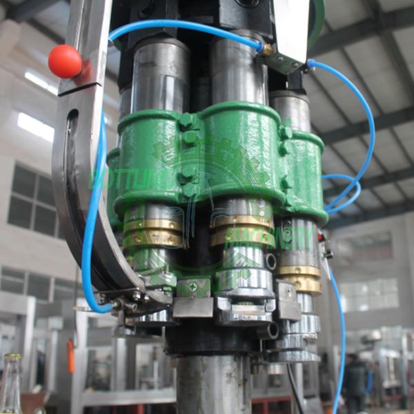 1500BPH Glass Bottle Crown Cap Divided Carbonated Drink Filling Line