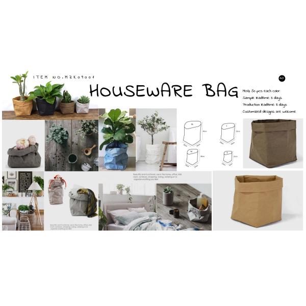 Buy ECO-Friendly washable kraft paper plant bag, flower pot, houseware at wholesale prices