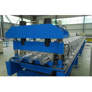 Floor Deck Roofing Sheet Forming Machine PLC Panasonic For Steel Structure