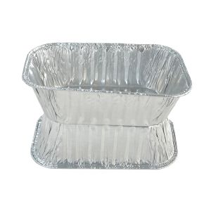 Rectangular Loaf Pan Cupcake Mould Aluminum Foil Cake Baking Oven for Food