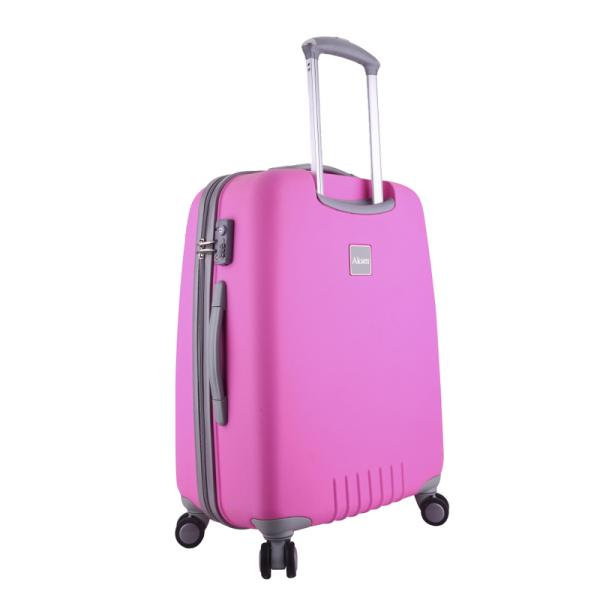 Spinner Caster Hard Shell Luggage One-Piece Zipper Trolley Case with TSA Combination Lock