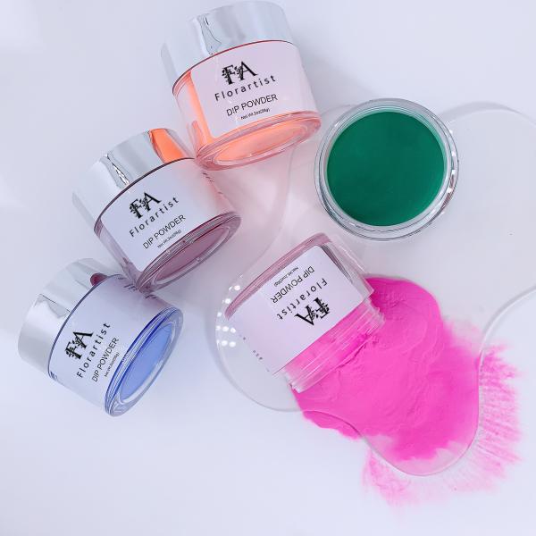 Factory Wholesale Private Logo Custom Brand Dipping Powder Color Autumn Collection Clear Nail Art Dipping Powder