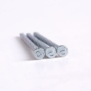 China Factory 4" Galvanized hardened steel concrete nails