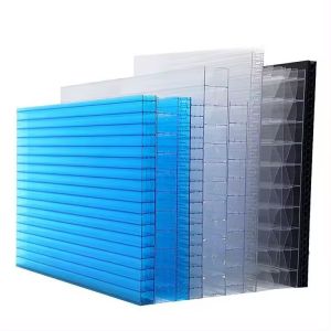 Transparent 8mm Hollow Twin Wall Polycarbonate Sheet / PC Hollow Sheet /