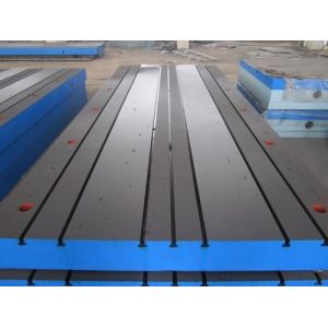 China Machine Bed T slot Plate With Access Tunnels Tapped Holes on sale