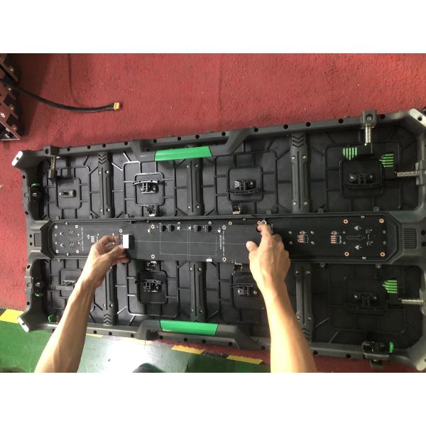 2.97mm 3.91mm 4.81mm Church Led Video Wall Tiles Seamless Stage Slim Aluminum Cabinet