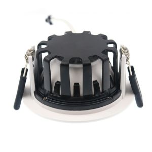 36 Beam Angle Matt Black 8w 550lm Ra90 Tilt Downlight