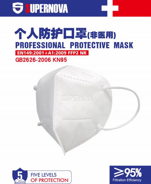 In Stock factory good Price Easy Breathing KN95 FFP2 Mask