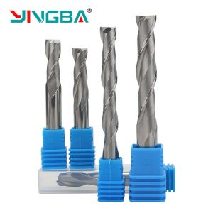 Down Spiral End Mill Cnc Router Machine Two Flute Cutting Router Bit