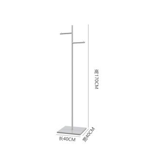 Iron Free Standing Clothes Rack , Polished TGL Clothing Display Rack