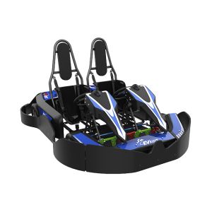 175Kg 2 Seater Racing Go Kart 60Ah Battery Powered For Entertainment Quarter