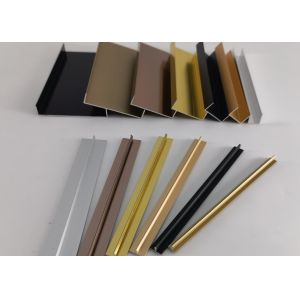 Wood Grain Aluminium Decorative Profiles