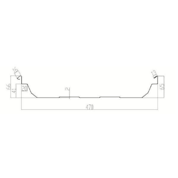 Shaft 75mm Boltless Roof Panel Forming Machine